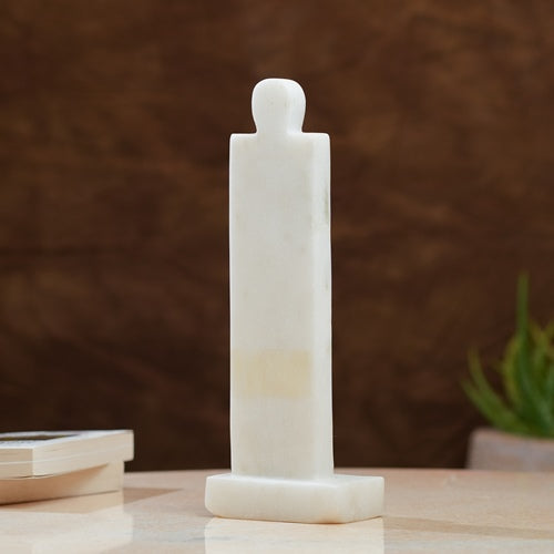 Abstract Family Figures Marble Sculpture