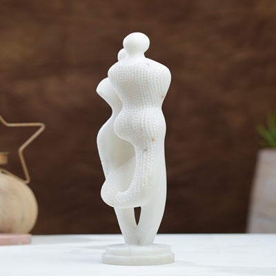 Marble Couple Abstract Statue