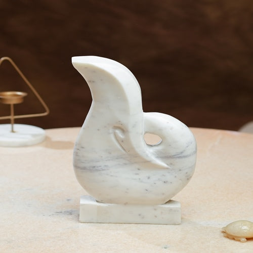 Abstract Bird Marble Sculpture
