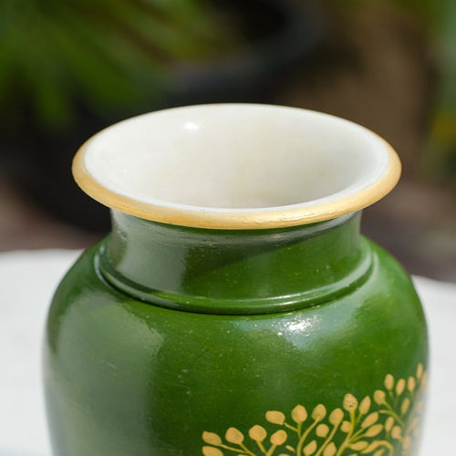 Handcrafted Marble Tree of Life Vase