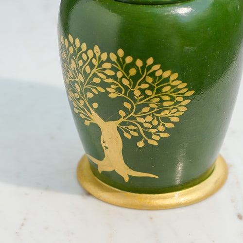 Handcrafted Marble Tree of Life Vase
