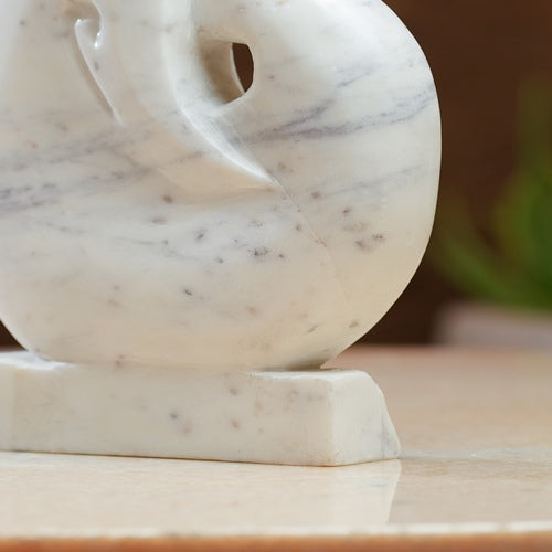 Abstract Bird Marble Sculpture
