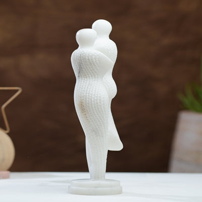 Marble Couple Abstract Statue