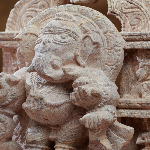 Ganesha on Singhasan