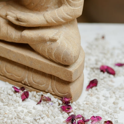 Gold Dhyana Mudra Buddha  Calm Energy for Your Space