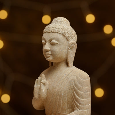 Gold Dhyana Mudra Buddha  Calm Energy for Your Space