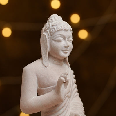 Pink Dhyana Mudra Buddha Calm Energy for Your Space