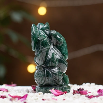 Jade Ganesha  Prosperity Statues