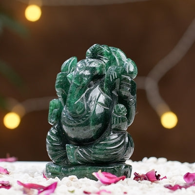 Jade Ganesha  Prosperity Statues