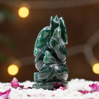 Jade Ganesha  Prosperity Statues