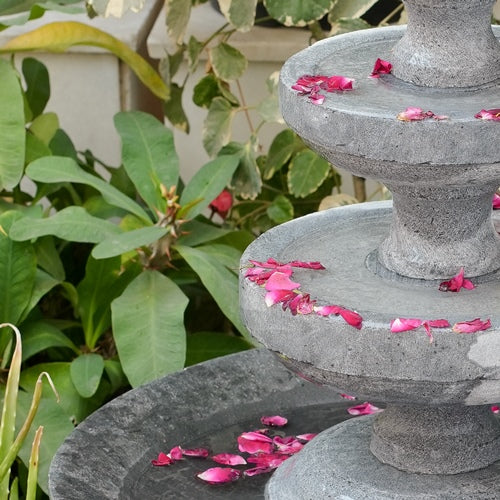 Marble 4-Tier Water Fountain