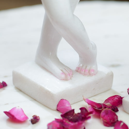 Divine Radha-Krishna Marble Sculptures