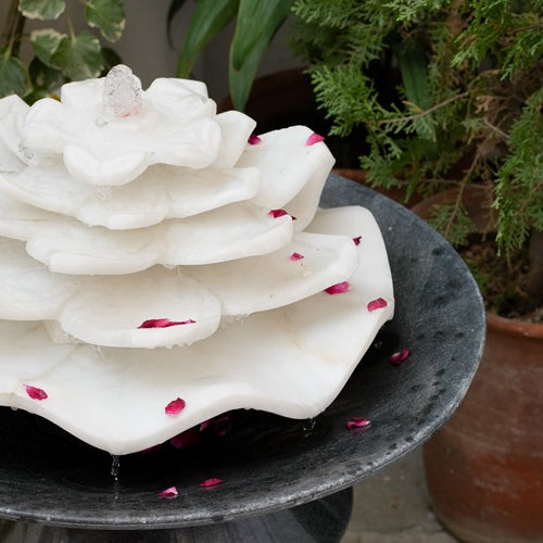 Marble 5Tier Lotus Fountain